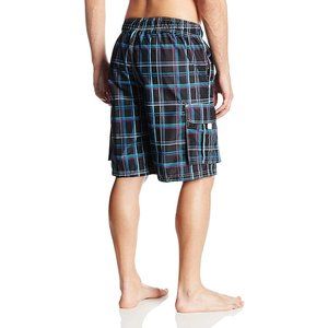 Kanu Surf Men's Infinite Swim Trunks (Regular & Extended Sizes), Miles Black, La